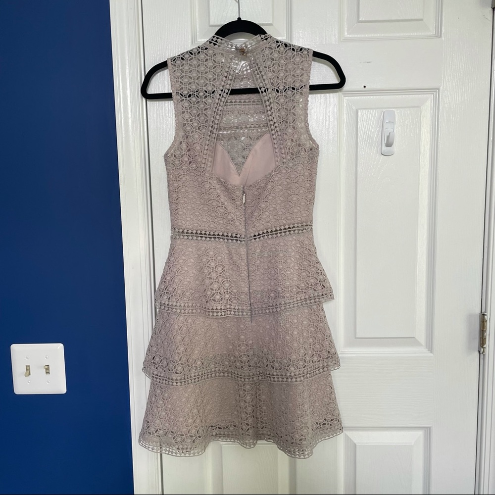 Lace Lilac Dress - Picture 4 of 8